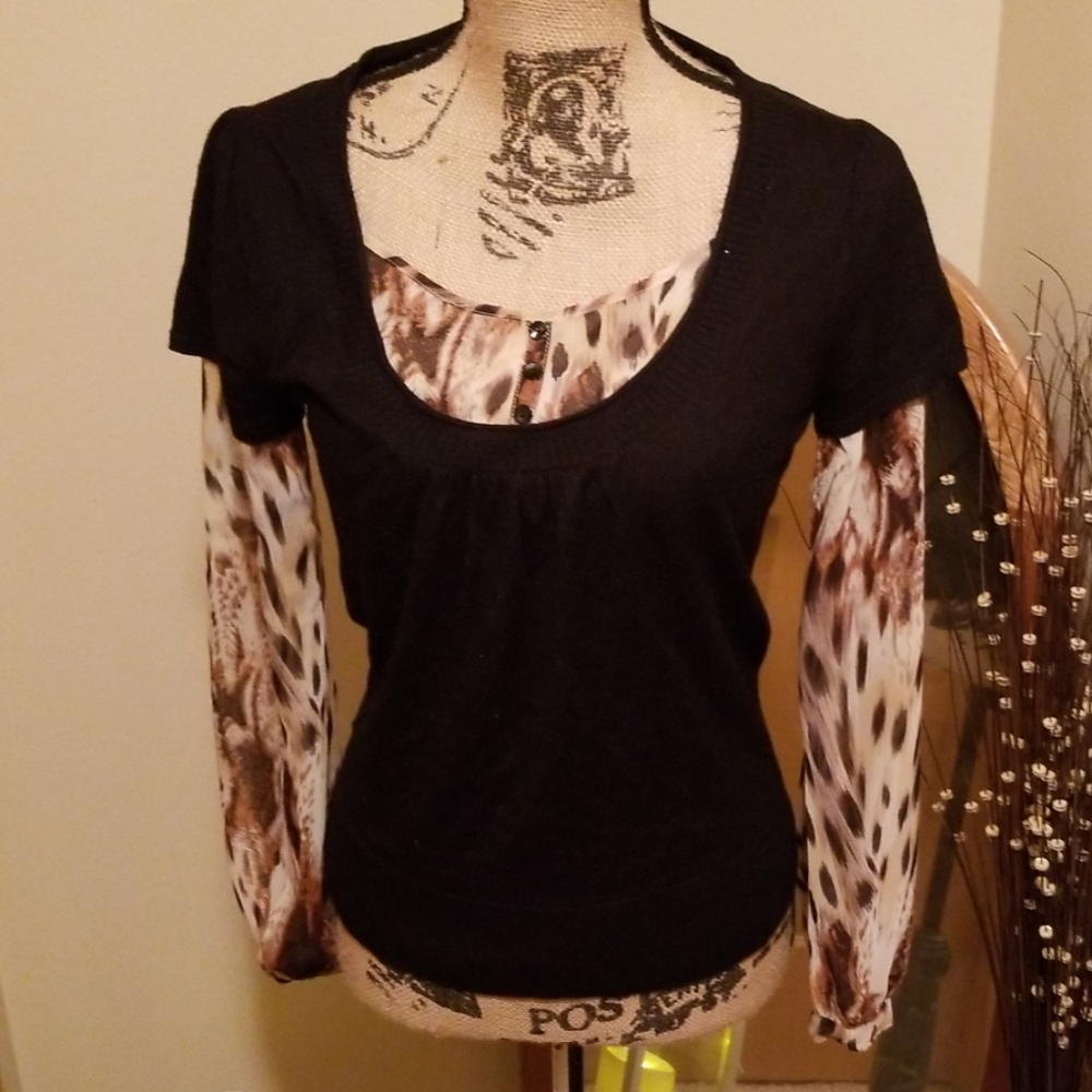 🖤Cute animal print top🖤